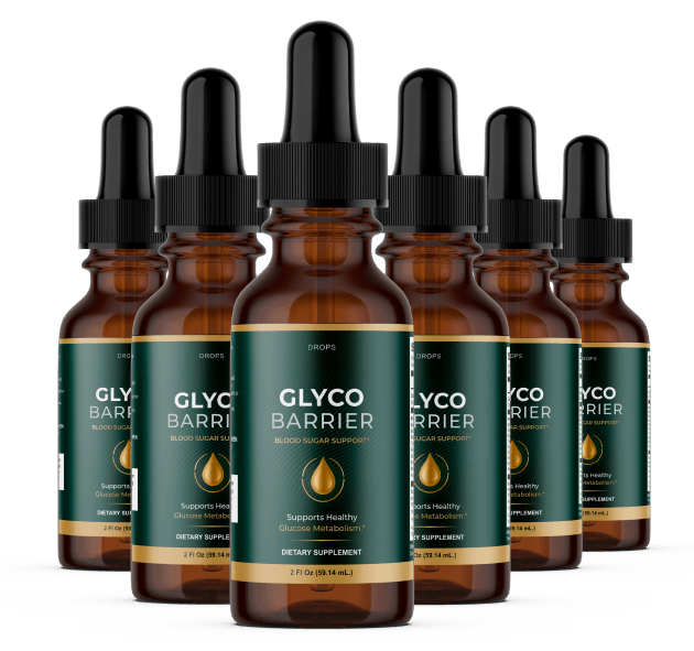 Six Glyco Barrier bottles